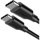 UGREEN USB-C 60W 3A QC PD Hızlı Şarj Kablosu, 1 m, Siyah, 50997 - 1 Metre