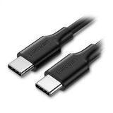 UGREEN USB-C 60W 3A QC PD Hızlı Şarj Kablosu, 2 Metre - Siyah