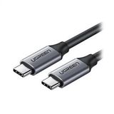 UGREEN USB-C 60W Thunderbolt USB3.1 GEN1 3A QC PD Hızlı Şarj Kablosu, 1.5m - Siyah