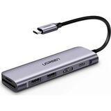 Ugreen Usb-c - Hdmı Usb 3.0 Tf Sd Pd Dönüştürücü Çok Fonksiyonlu Adaptör, 70411