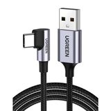Ugreen Usb C Kablosu 3 A 90 Derece C Tipi Hızlı Şarj Qc 3.0 Kablosu(1M) Outlet Teşhir Vitrin