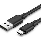 UGREEN USB-C to USB-A 3A QC Hızlı Şarj Kablosu, 0,25 Metre, Siyah, 60114 - 25 Cm