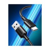 Ugreen Usb-C To Usb-A 3A Qc Hızlı Şarj Kablosu, 0,25 Metre, Siyah, 60114