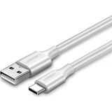 UGREEN USB-C - USB-A 3A QC Hızlı Şarj Kablosu, 1 m, Beyaz, 60121 - 1 Metre