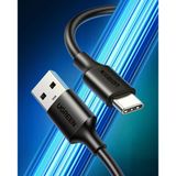 Ugreen Usb-C - Usb-A 3A Qc Hızlı Şarj Kablosu, 1 M, Siyah, 60116