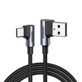 Ugreen USB to Type-C 2 m 90 Derece Şarj ve Data Kablosu