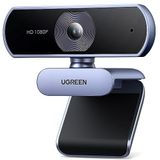 UGREEN USB Web Kamerası PC için Full HD 1080P/30fps Web Kamerası, Mikrofonlu Web Kamerası Net Stereo Ses Otomatik Işık Düzeltme 85° Görünüm Canlı Yayın için Web Kamerası Görüntülü Aramalar Öğrenme