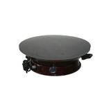 Uğur 55 cm battal boy Kara Sac Elektrikli Lüks Termostatlı Ekmek,gözleme,börek Ve Katmer Sacı 2200 W