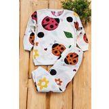 Uğur Böcekli Kız Bebek Pijama Takım