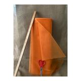 uğur bujiteri 1 Metre Kristal Tül, Bohça Ve Tepsi Süsleme Tülü, Kapı Tütü Tülü_turuncuboy 1 Metre1,5 Metre