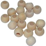 Uğur Bujiteri 10 Mm Ham Işlenmemiş Ahşap Boncuk - 100 Grm Takı Yapımı Ve Makrome Için