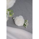 Uğur Gelin Buketi Doğal Gül Damat Yaka Çiçeği