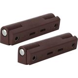 Uğur Kalıp 2 Adet Koyu Kahverengi 75 mm Menteşe Çelik - 75 mm Pvc Kapı-Pencere Mobilya Menteşesi - Koyu Kahve Menteşe