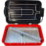 Uğur Krom Emaye Elektrikli Izgara 49x29x18 Sac Malzeme ile Dirençli ve Pratik Kullanım