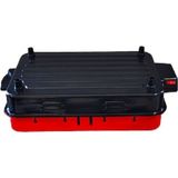 Uğur Krom Rezistanslı Elektrikli Izgara Barbekü, Kokusuz, Lezzetli, 1400W, Siyah Bordo