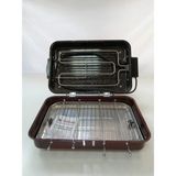 Uğur Krom Rezistanslı Emaye Elektrikli Izgara 49x29x18 cm Dayanıklı Malzeme ile Yüksek Performans