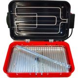 Uğur Krom Rezistanslı Emaye Elektrikli Izgara, Sağlıklı ve Pratik Kullanım - Beyaz