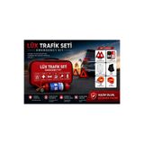 Uğur Trafik Seti Lüx Kırmızı 8 Parça Güvenilir ve Uzun Ömürlü Kulanımlar için Tasarlanmıştır