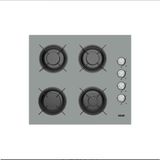 Uğur UEO 6040W0 GCY 2R1 Gri Set Üstü Ocak