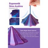 UĞURDAN Hipnotik Spiral Stres Çarkı – Duyusal Anti Stres Fidget Oyuncak Optik Döngü Çarkı (TEKLİ)