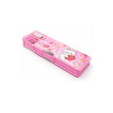 UĞURDAN Kawaii Karakterli Kalem Kutusu – Otomatik Kalemtıraşlı Çok Bölmeli Kalemlik Organizer