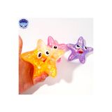 UĞURDAN Simli Deniz Yıldızı Sukuşi Oyuncak Yumuşak Sıkma Oyuncağı Squishy Stres Giderici Tekli