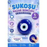 UĞURDAN Sukuşi Nazar Boncuğu Squishy Stres Oyuncağı Jel Dolgulu Yumuşak Sıkma Oyuncağı Antistres Duyusal Oyuncak Tekli