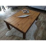 Uğurlu Baylar Doğal Ağaç Orta Sehpa - antik ceviz - 80x120cm