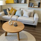 Uğurlubaylar Ahşap Yuvarlak Orta Sehpa - çap 70 cm - Antik