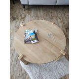 Uğurlubaylar Yuvarlak Orta Sehpa - antik - 70 cm