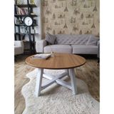 Uğurlubaylar Yuvarlak Orta Sehpa - Teak - 70 cm