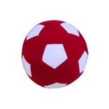UgurToyss Kırmızı-beyaz Peluş Top Yumuşak Dokulu Evde Oynamalık Normal Boyutta Oyuncak Peluş Top