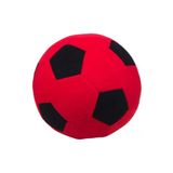 UgurToyss Kırmızı-siyah Peluş Top Yumuşak Dokulu Evde Oynamalık Normal Boyutta Oyuncak Peluş Top
