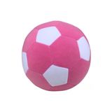 UgurToyss Pembe-beyaz Peluş Top Yumuşak Dokulu Evde Oynamalık Normal Boyutta Oyuncak Peluş Top