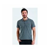 Uhlsport 3201131-22.524 Antrasit Melanj Polo Yaka Pamuk Slınce M Erkek T-Shirt