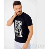 Uhlsport 3211107-20.002 Blast M Siyah Beyaz Erkek T-shirt