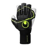 uhlsport Absolutgrip Flex Frame Carbon, çocuk ve yetişkin kaleci eldiveni, Fluo/siyah, 8.5 -