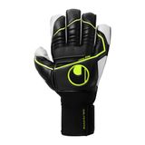 uhlsport Absolutgrip Flex Frame Carbon, çocuk ve yetişkin kaleci eldiveni, Fluo/siyah, 9.5 -