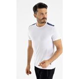 Uhlsport B.yaka Pamuk Hold Erkek T-Shirt - Beyaz
