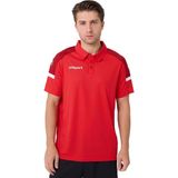 Uhlsport Energy Polo T-Shirt Erkek Kırmızı Desenli Rahat Kesim Günlük Kullanım 1101801 - 176 cm