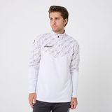 Uhlsport Erkek Futbol Sweatshirt Progressive Training 1002275 - XL - Beyaz - Gri