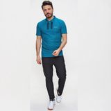 Uhlsport Erkek Günlük Polo T-Shirt Young - Petrol
