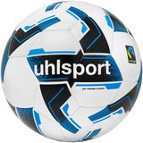 uhlsport Top Training Synergy Fairtrade Futbol Oyun Topu Synergy-G1 Teknolojisinde Antrenman Topu - Tüm Yaş Sınıfları için - Fairtrade Sertifikalı, Beyaz/Siyah/Mavi