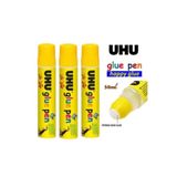 Uhu 3 Adet Solventsiz Sıvı Yapıştırıcı Glue Pen 50ml