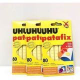 UHU Patafix Yapıştırıcı Hamur 3'lü Paket Sarı Renk 80 Parça Kullanıma Hazır