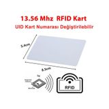 Uıd Değiştirilebilir 13.56mhz Rfıd Manyetik Kart Rfid Proximity Göstergeç Kart 13.56 Mhz Kapı