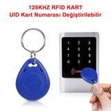 UID Kimlik Numarası Değiştirilebilir 125KHZ RFID Rfid Manyetik Anahtarlık Proximity Göstergeç 125 Khz Kapı Geçiş Personel Takip Depo EM4100