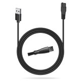 uijino oneisall köpek makası şarj cihazı, oneisall köpek pençesi düzeltici için 5 V USB şarj kablosu, küçük köpek kedi bakım makası için yedek şarj kablosu hattı, temizleme fırçalı, 3,3 ft güç kablosu