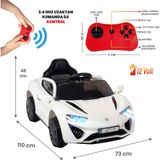 UJ Toys Beyaz Jagor 12V Akülü Araba