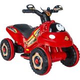 UJ Toys Kırmızı 6V Akülü ATV KARINCA Çocuk Bahçe Oyuncağı 3-6 Yaş İçin Eğlenceli Tasarım